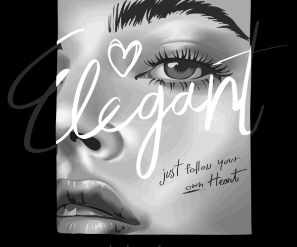 Elegant Gaze - Motivational Typography