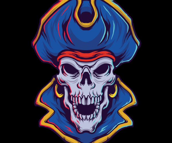Pirate Skull - Captain's Demise