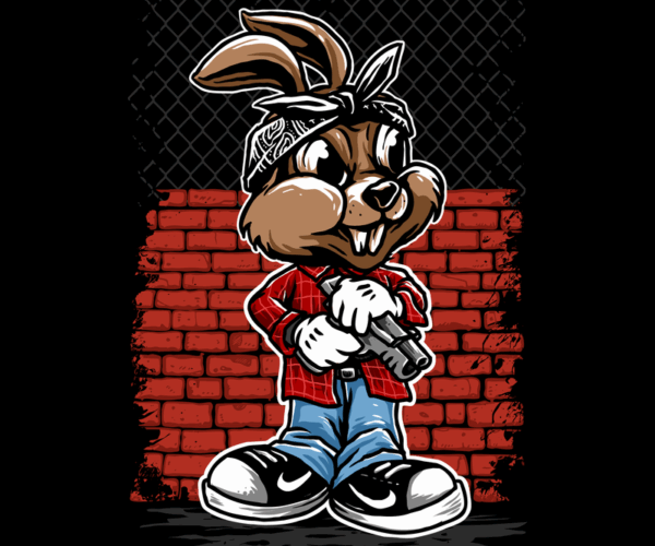 Gangster Bunny - Cartoon Thug Life