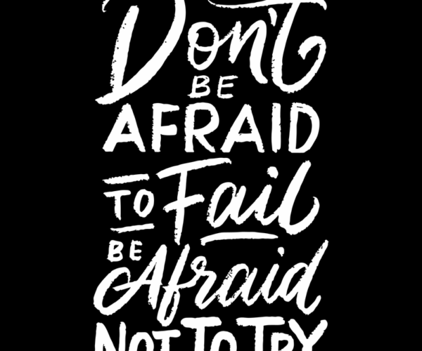 Motivational Typography - Fearless Determination