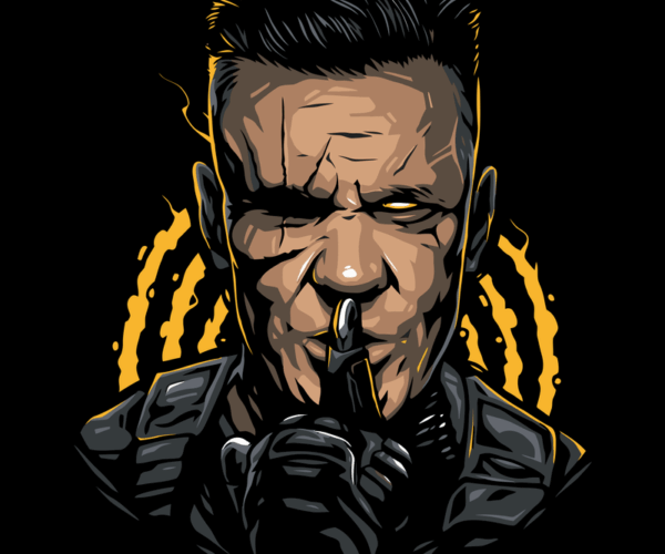 Silent Assassin - Vector Portrait