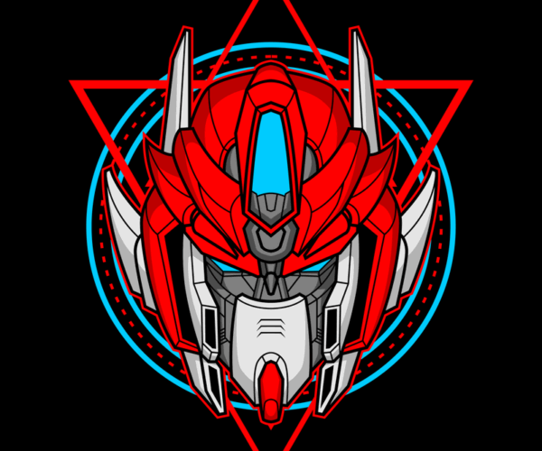 Cybertronian Knight - Geometric Guardian