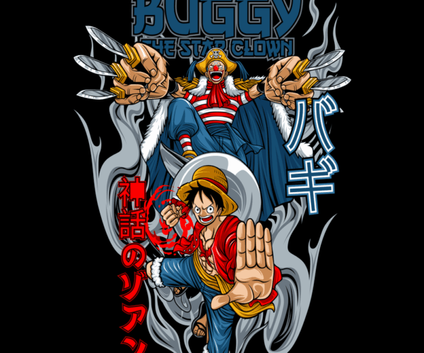 One Piece - Buggy & Luffy