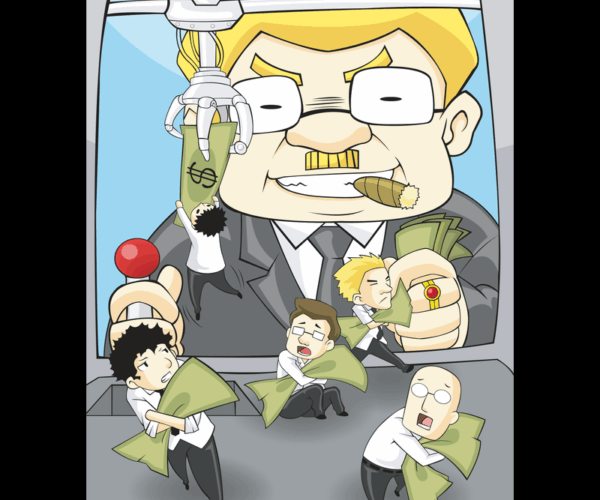 Corporate Greed - Exploitation Satire