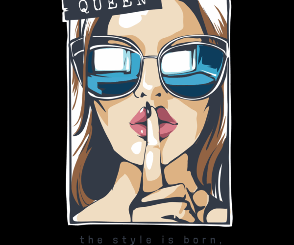 Queen of Style - Shhh Illustration