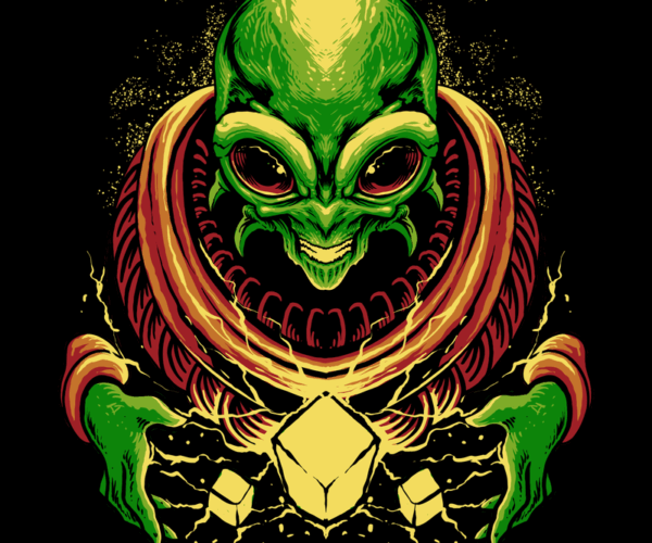 Alien Sorcerer - Cosmic Cube Weaver