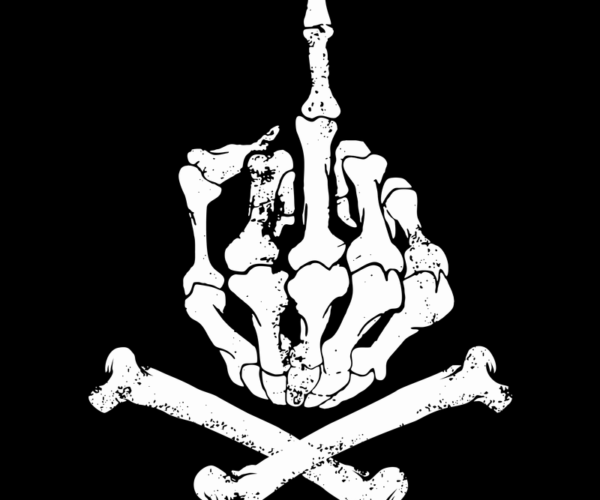 Skeleton Hand - Offensive Gesture