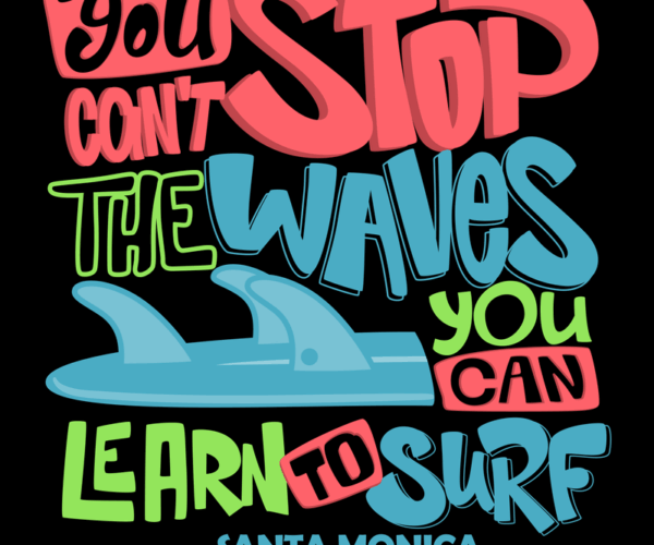 Surfing Dreams - Santa Monica Waves