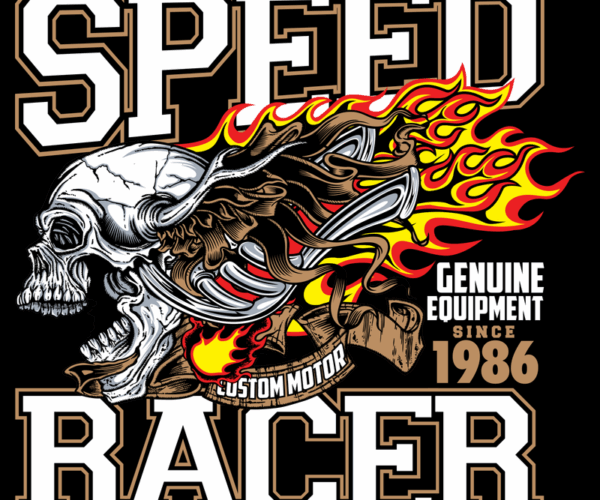 Speed Racer - Flaming Skull Edition