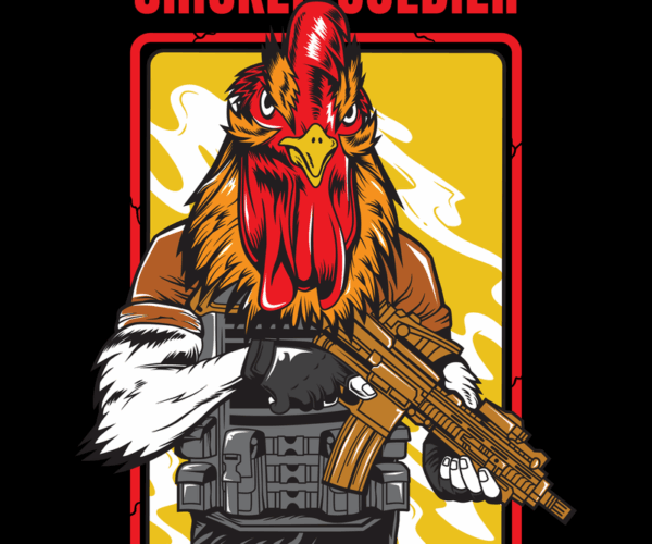 Chicken Soldier - Tactical Rooster