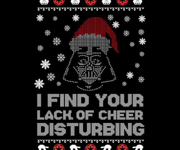 Darth Vader's Holiday Cheer - Ugly Sweater Fun