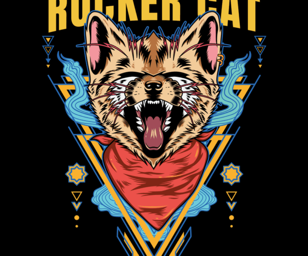 Rocker Cat - Wild Spirit
