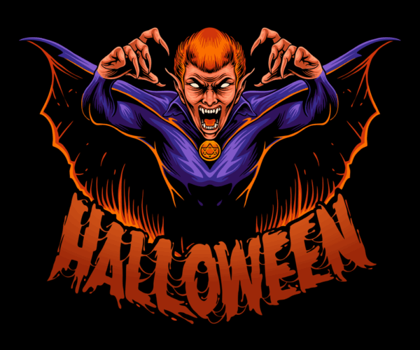 Vampire Halloween - Creepy Cape Edition