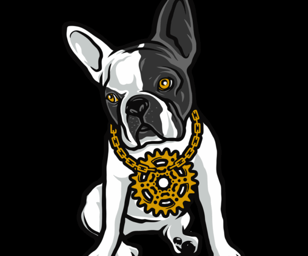 Bulldog Bling - Posh Pup Portrait