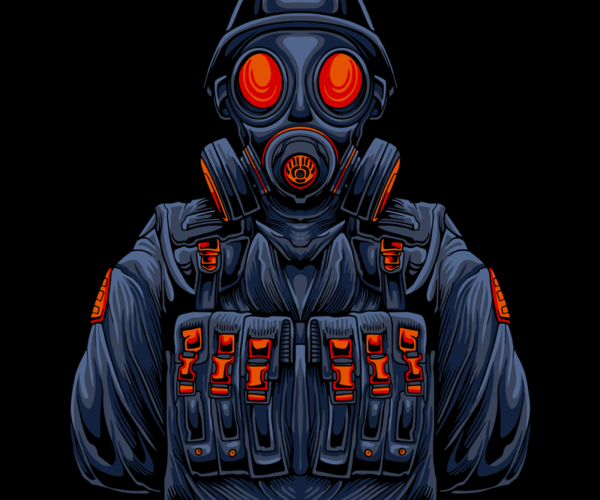 Gas Mask Warrior - Tactical Preparedness