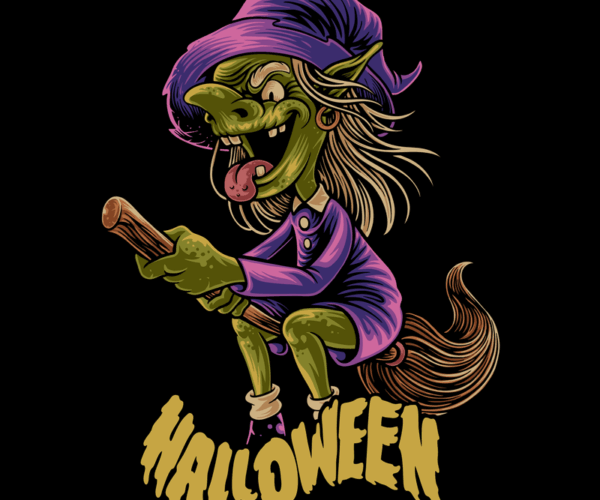 Halloween Witch - Cartoon Creep