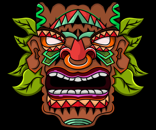 Tiki Mask - Tribal Celebration