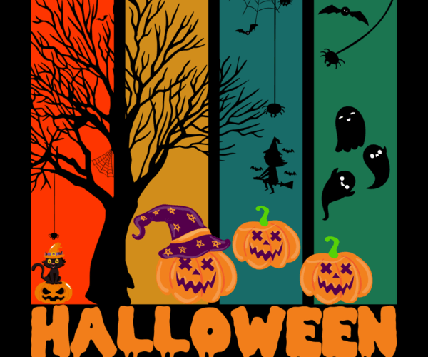 Halloween Panels - Spooky Season Art
