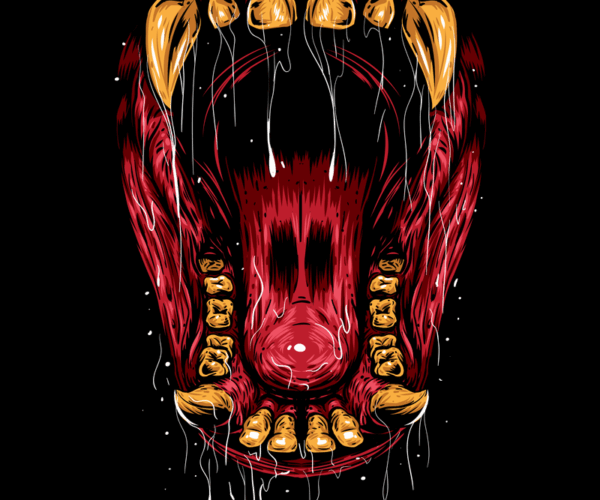 Monster Mouth - Open Wide Illustration