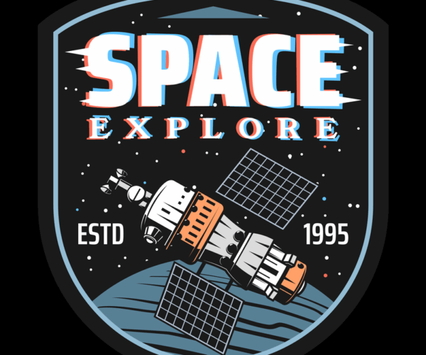 Space Exploration Badge - Est. Satellite Patch