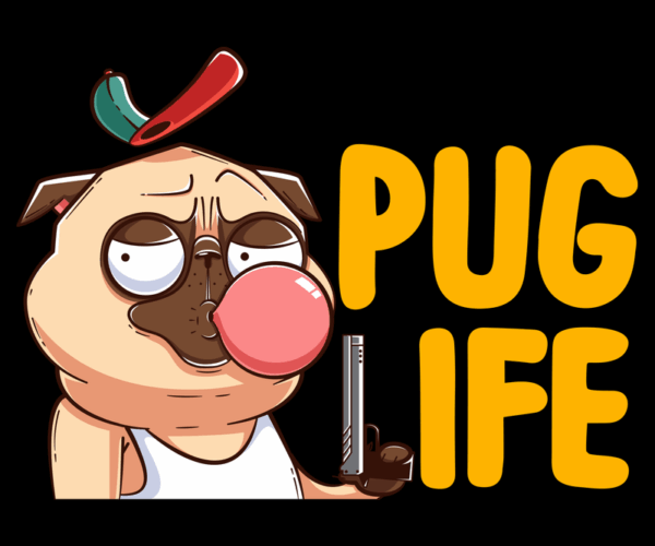 Pug Life - Gangster Style