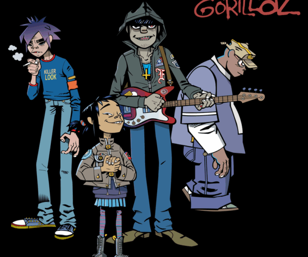 Gorillaz - Animated Band Portrait