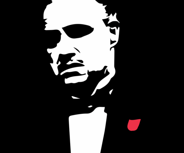 The Godfather - Minimalist Portrait