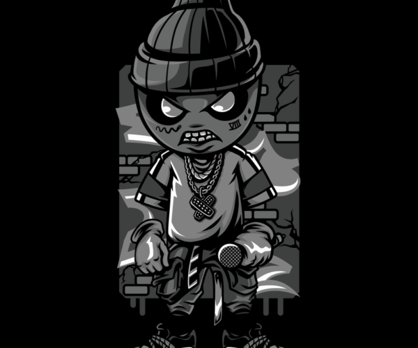 Underground Rapper - Gritty Performance