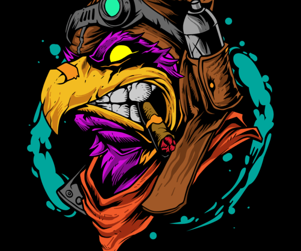 Maverick Eagle - Cigar Smoking Aviator
