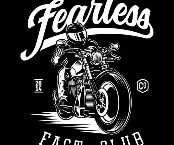 Fearless Ride - Motorcycle Club Artwork