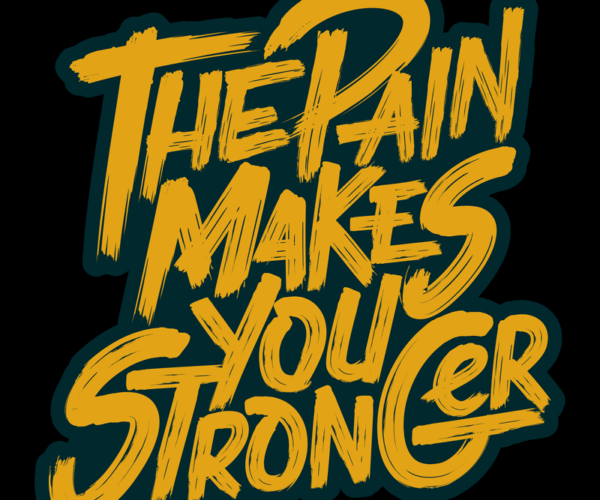Motivational Lettering - Grit and Growth