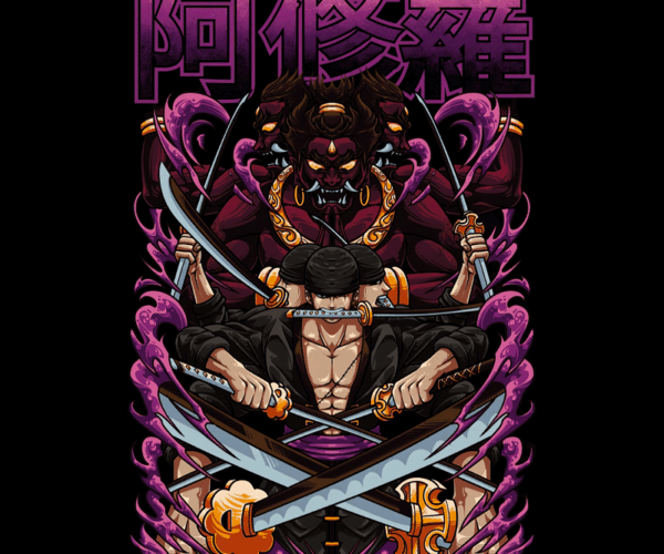Asura Zoro - Nine Sword Style