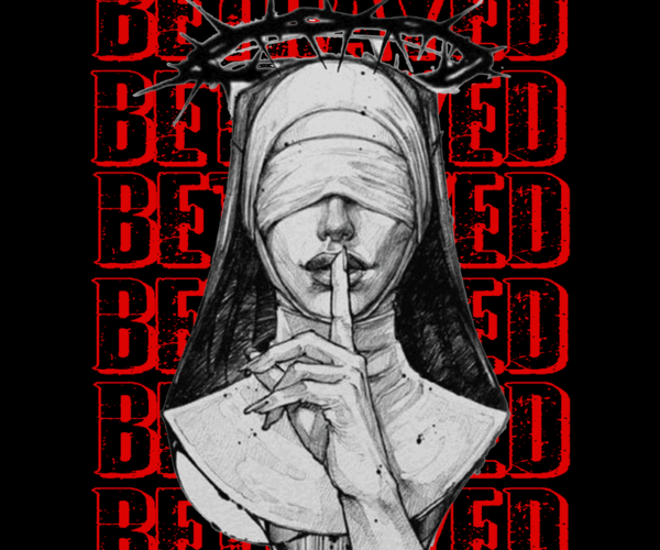 Silent Betrayal - Gothic Religious Art