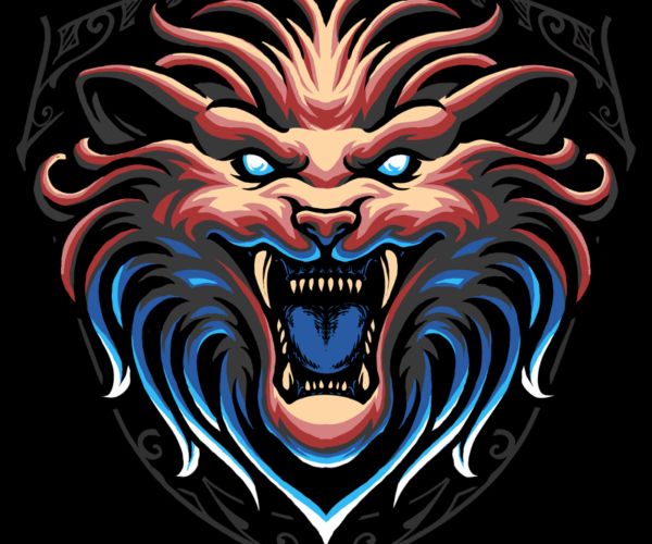 Lion Rage - Colorful Beast Shield