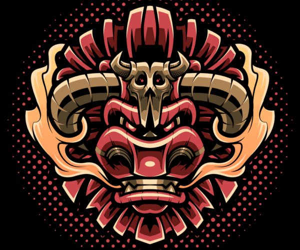 Tribal Demon - Ornament Design