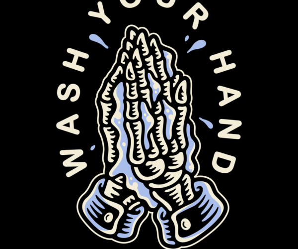 Washed Hands - Cleanliness Art