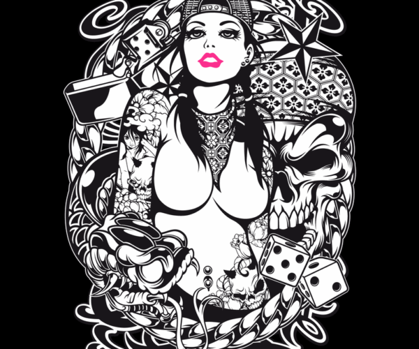 Ink Girl - Urban Art