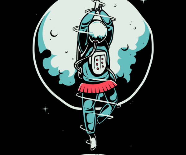 Ballerina Astronaut - Moon Gravity Dance