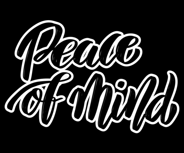 Peace of Mind - Curated Typography