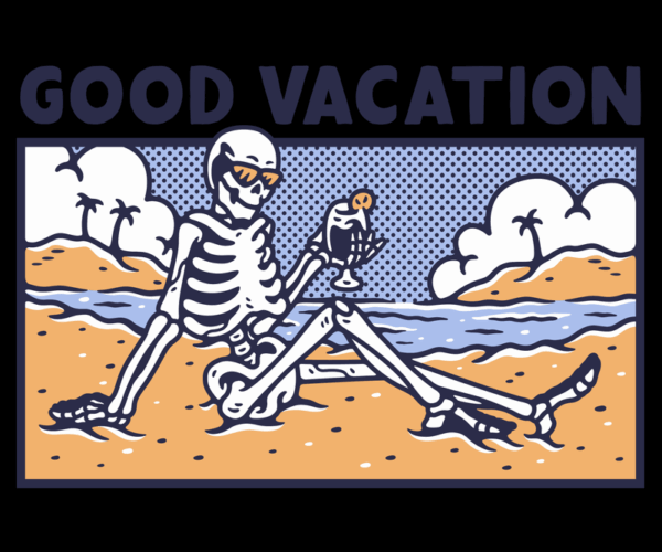 Beach Skeleton - Vacation Mode