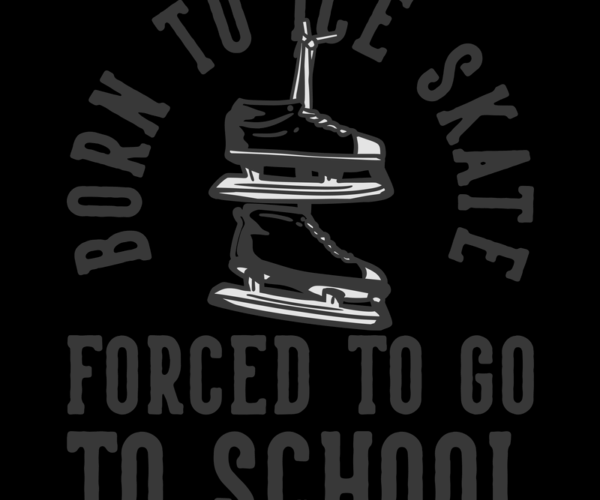 Ice Skates Graphic - School Daze