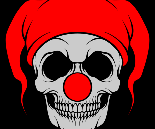 Clown Skull - Jester of Death