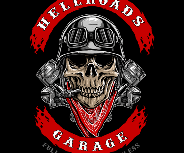 Hellroads Garage - Full Throttle Skull