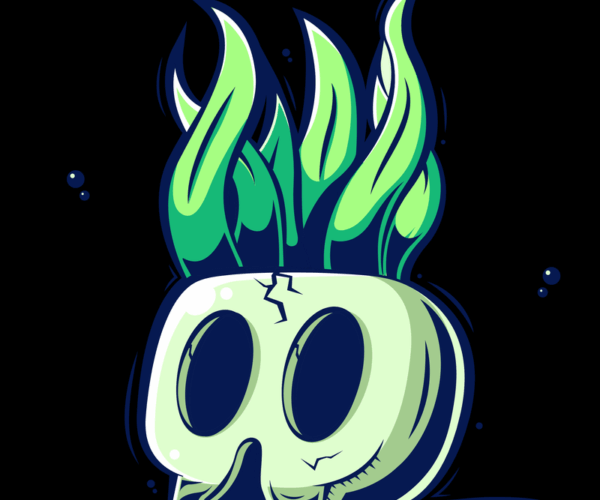 Skull Planter - Mystical Growth