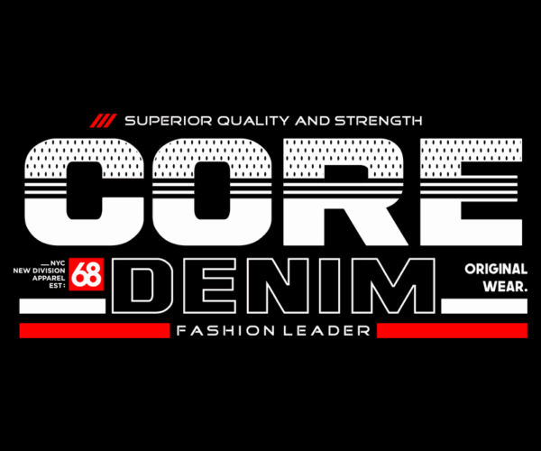 Core Denim - Streetwear Graphic
