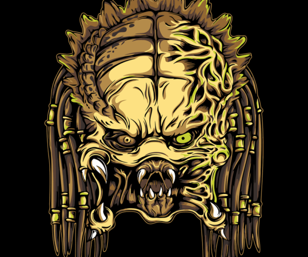 Predator Skull - Xenomorph Fusion