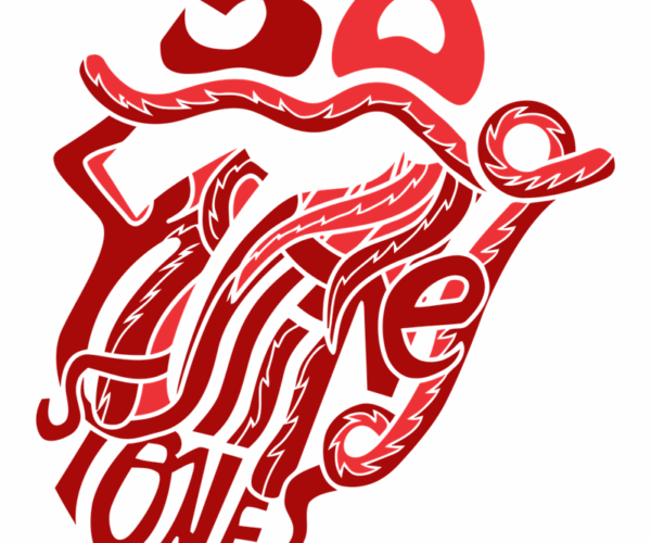 Rolling Stones Tongue - 50th Anniversary Celebration