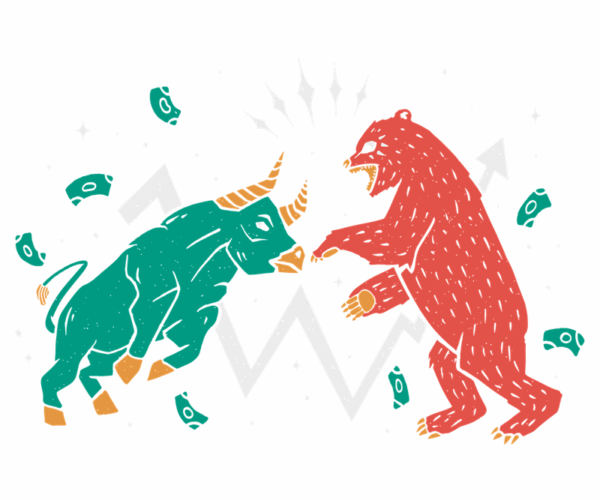 Bull vs. Bear - Wall Street Showdown