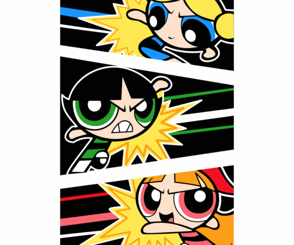 Powerpuff Girls - Comic Book Action