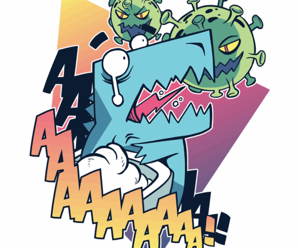 Dino-Sized Sneeze - Viral Attack